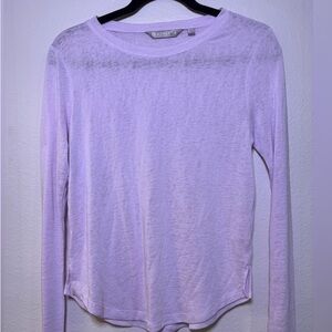 Women's Light Purple Long Sleeve Top